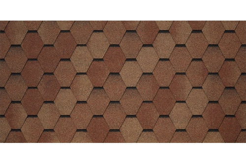 Черепица гибкая Tegola Veneto terracotta 206 (терракотта)
