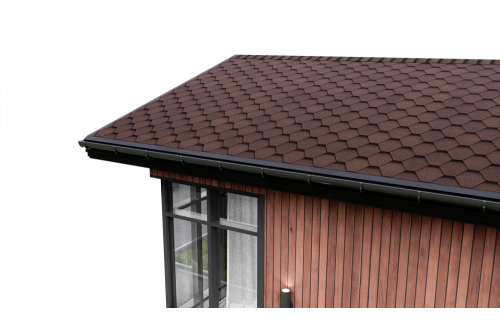 Черепица гибкая Технониколь Roofmast Соната коричневый базальт — изображение 3
