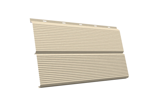 ЭкоБрус 0,345 Gofr 0,45 Print Elite с пленкой Milky Wood TwinColor
