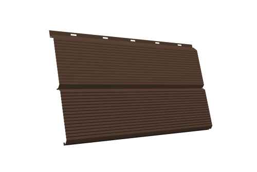 ЭкоБрус 0,345 Gofr Grand Line 0,5 Satin RAL 8017 шоколад