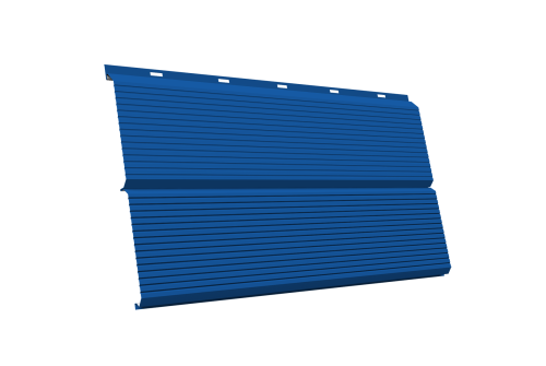 ЭкоБрус 0,345 Gofr Grand Line 0,5 Satin с пленкой RAL 5005 сигнальный синий
