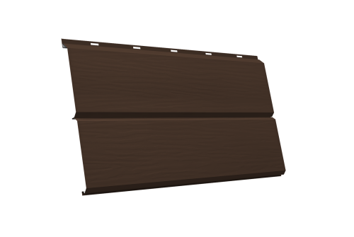 ЭкоБрус 3D 0,345 Grand Line 0,5 Satin с пленкой RAL 8017 шоколад