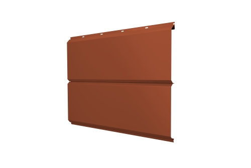 ЭкоБрус new 0,45 Drap с пленкой RAL 8004 терракота
