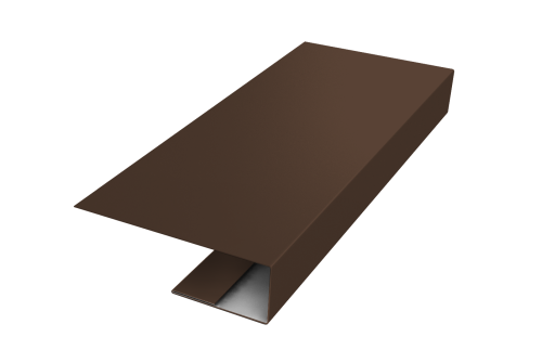 J-Профиль 12мм 0,5 PurPro Matt 275 RAL 8017 шоколад (2м)