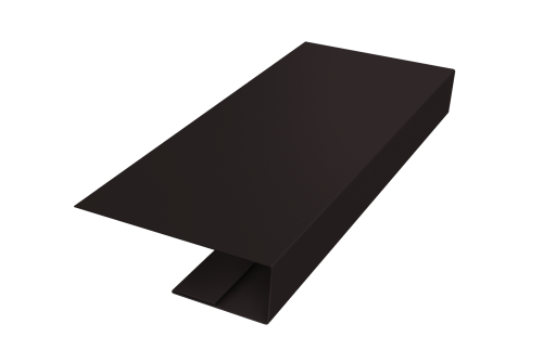J-Профиль 12мм 0,5 Velur X RAL 9005 черный (2м)