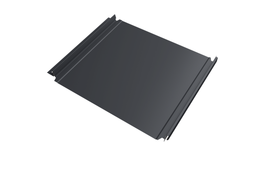 Кликфальц Double Pro Grand Line 0,45 Drap с пленкой на замках RAL 7024 мокрый асфальт