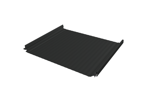 Кликфальц Pro Gofr Grand Line 0,45 Drap TX с пленкой на замках RAL 7016 антрацитово-серый