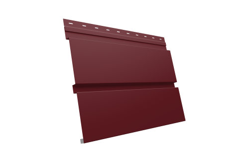 Квадро брус 0,5 Satin с пленкой RAL 3005 красное вино