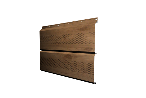 Софит ЭкоБрус с перфорацией 0,345 Grand Line 0,45 Print Premium Pine Wood Fresh