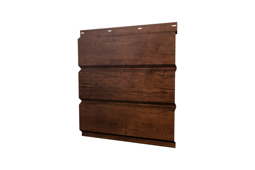 Софит металлический центральная перфорация 0,45 Print Premium с пленкой Cherry Wood Fresh TwinColor