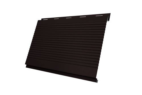Софит Вертикаль 0,2 Grand Line gofr 0,5 Drap с пленкой RAL 9005 черный