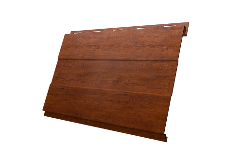 Софит Вертикаль 0,2 prof Grand line 0,45 Print-double Premium Golden Wood Fresh