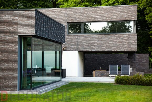 Кирпич клинкерный пустотелый Muhr 15 Schwarz-bunt Edelganz гладкий, 240*90*40 мм — изображение 3