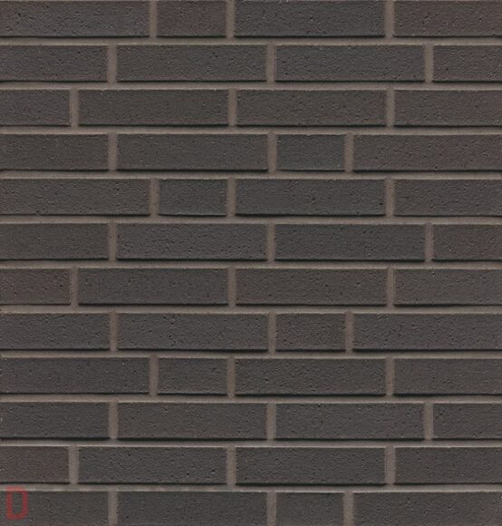 Клинкерный облицовочный кирпич Westerwaelder WK 05 Eisenschmelz Schwarzbraun, 240*115*52 мм