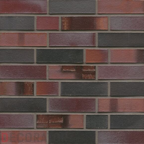 Клинкерный кирпич Westerwaelder WK829S Schwarzblau-bunt Spezial, 240*115*52 мм