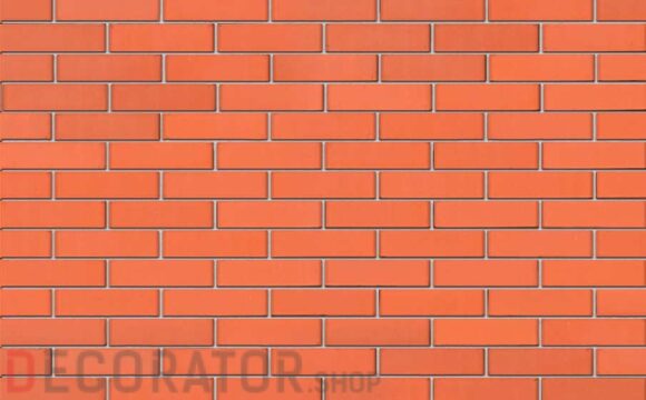 Кирпич лицевой керамический BRAER пустотелый красный гладкий, 250*120*65 мм