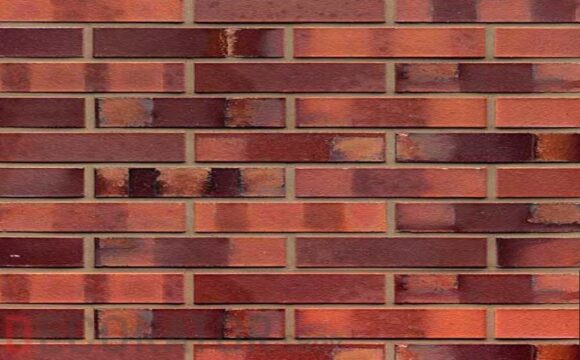 Кирпич клинкерный пустотелый Muhr 04 S Rotbraun-bunt Spezia гладкий, 290*90*40 мм