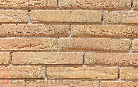 Кирпич облицовочный ручной формовки Terca Tolus Mint Geel, 238*90*40 мм