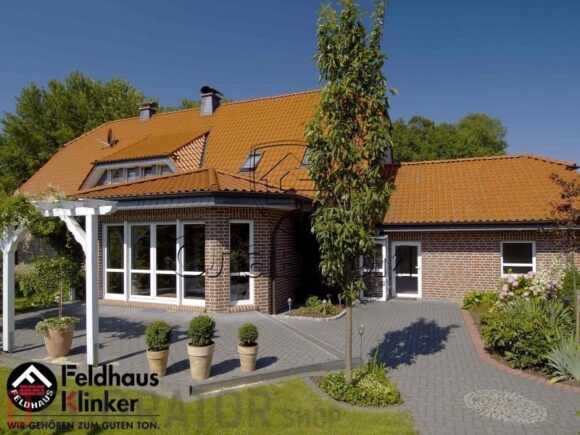 Кирпич клинкерный пустотелый Feldhaus Klinker К300 lava liso, 240*115*71 мм — изображение 2