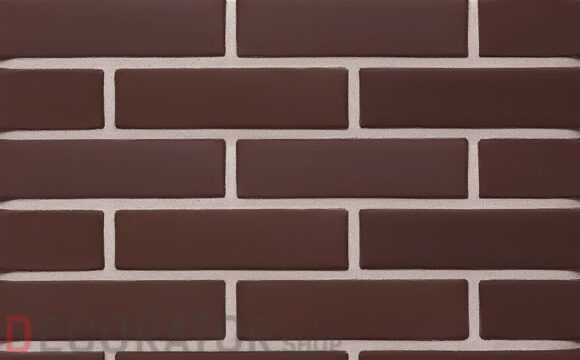 Кирпич лицевой керамический пустотелый КС-Керамик темный шоколад гладкий, 250*120*88 мм