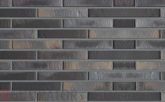 Кирпич клинкерный полнотелый Roben Chelsea basalt-bunt, 240*115*71 мм