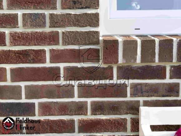 Кирпич клинкерный пустотелый Feldhaus Klinker K663 sintra cerasi nelino, 240*115*71 мм — изображение 3