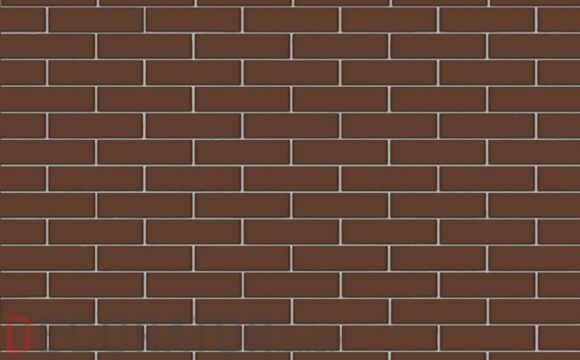 Кирпич лицевой керамический BRAER пустотелый коричневый гладкий, 250*120*65 мм