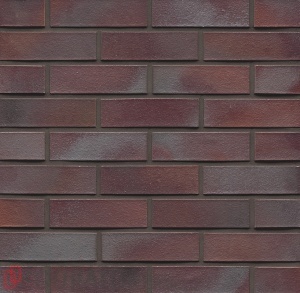 Клинкерный кирпич Westerwaelder Violettblau-geflammt WK810, 290*60*40 мм