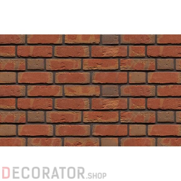 Клинкерный кирпич ручной формовки Westerwaelder WK 62 Edwardian Multi Red, 215*102*65 мм
