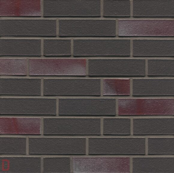 Клинкерный кирпич Westerwaelder WK22 Schiefer blau-bunt Spar, 240*55*71 мм