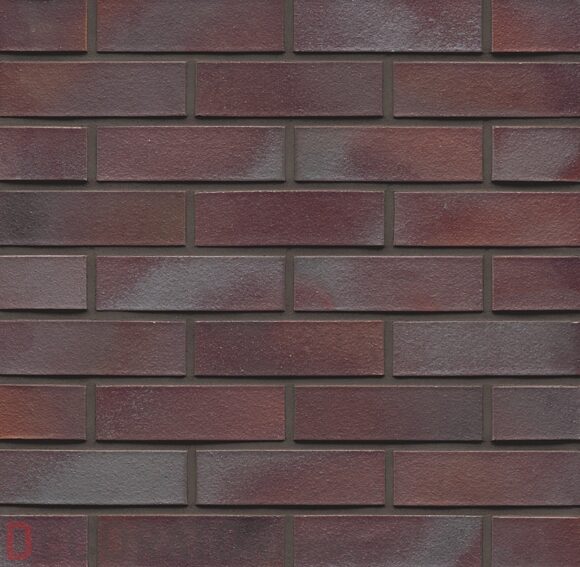 Клинкерный кирпич Westerwaelder WK10 Violettblau geflammt Spar, 240*55*71 мм