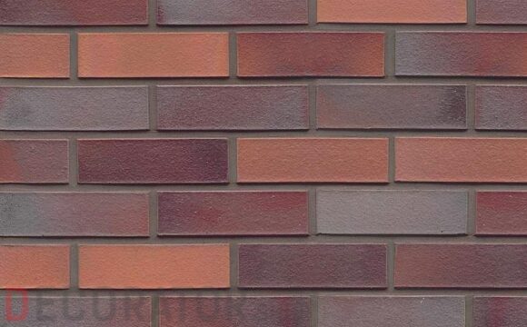 Кирпич клинкерный пустотелый Muhr 12 Blaurot-bunt гладкий, 240*115*71 мм
