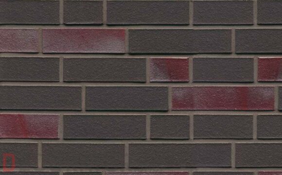 Кирпич клинкерный пустотелый Muhr 22 Schiefer blau-bunt гладкий, 290*90*52 мм