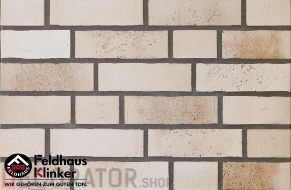 Кирпич клинкерный пустотелый Feldhaus Klinker K914DF vario crema sabbia, 240*52*115 мм