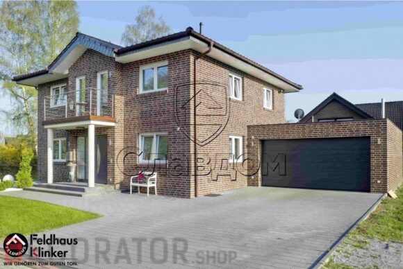 Кирпич клинкерный пустотелый Feldhaus Klinker K663 sintra cerasi nelino, 240*115*71 мм — изображение 2