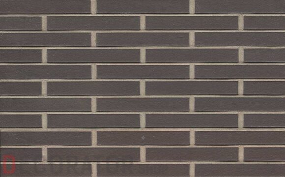 Кирпич клинкерный пустотелый Muhr 05 Eisenschmelz Schwarzbraun гладкий, 290*90*40 мм