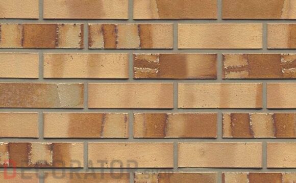 Клинкерный облицовочный кирпич Westerwaelder WK 06S Hellbraun-bunt Spezial, 240*71*50 мм