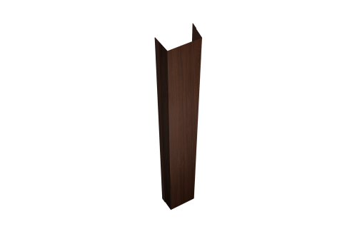 Крепежная планка нижняя Texas 0,45 Print Elite Choco Wood TwinColor (2,5м)
