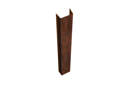 Крепежная планка нижняя Texas 0,45 Print Premium Cherry Wood Dark FTC (1,8м)