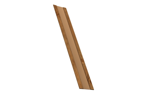 Крепежная планка жалюзи Milan, Milan Slim, Tokyo 0,45 Print Elite Golden Wood TwinColor (2м)