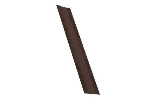Крепежная планка жалюзи Milan, Milan Slim, Tokyo 0,45 Print Premium Antique Wood TwinColor (2,5м)