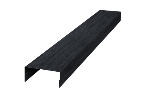 Крышка 30х20 жалюзи Texas 0,45 Print Premium Grey Wood TwinColor (2,5м)