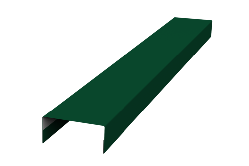 Крышка 45х20 жалюзи Texas 0,5 Satin RAL 6005 зеленый мох (3м)