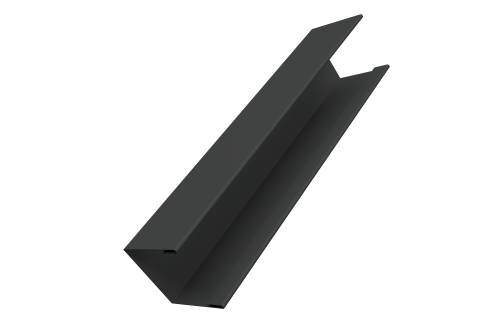 Крышка жалюзи Milan Slim 0,45 PE-Double RAL 7016 антрацитово-серый (3м)