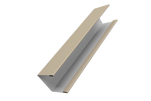 Крышка жалюзи Milan Slim 0,5 Satin RAL 1015 светлая слоновая кость (2м)