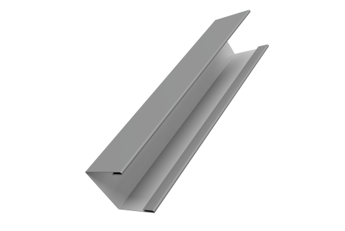 Крышка жалюзи Milan Slim 0,5 Satin RAL 9006 бело-алюминиевый (3м)