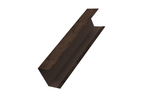 Крышка жалюзи Milan, Tokyo (для калиток, ворот) 0,45 Print-double Elite Antique Wood (2,5м)