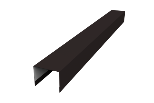 Крышка жалюзи Palermo 0,45 Drap TR RAL 9005 черный (3м)