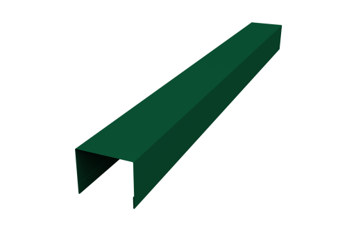 Крышка жалюзи Palermo 0,45 PE-Double RAL 6005 зеленый мох (2,5м)