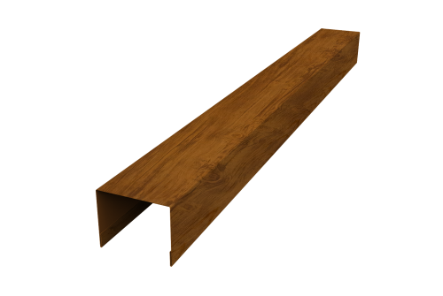 Крышка жалюзи Palermo 0,45 Print Elite Golden Wood TwinColor (2м)